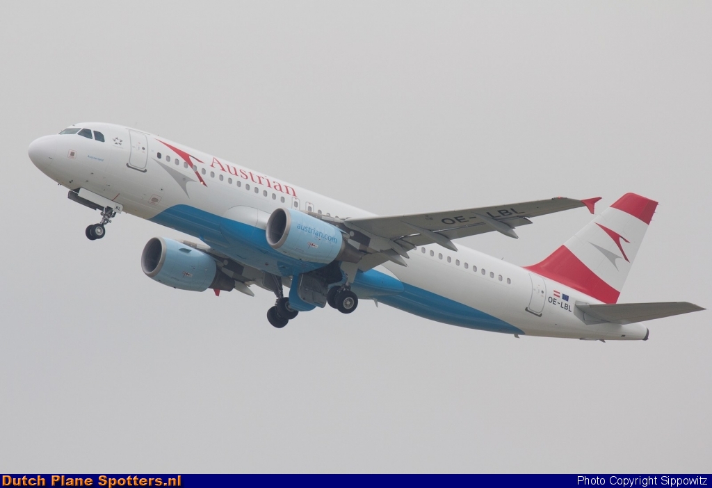 OE-LBL Airbus A320 Austrian Airlines by Sippowitz