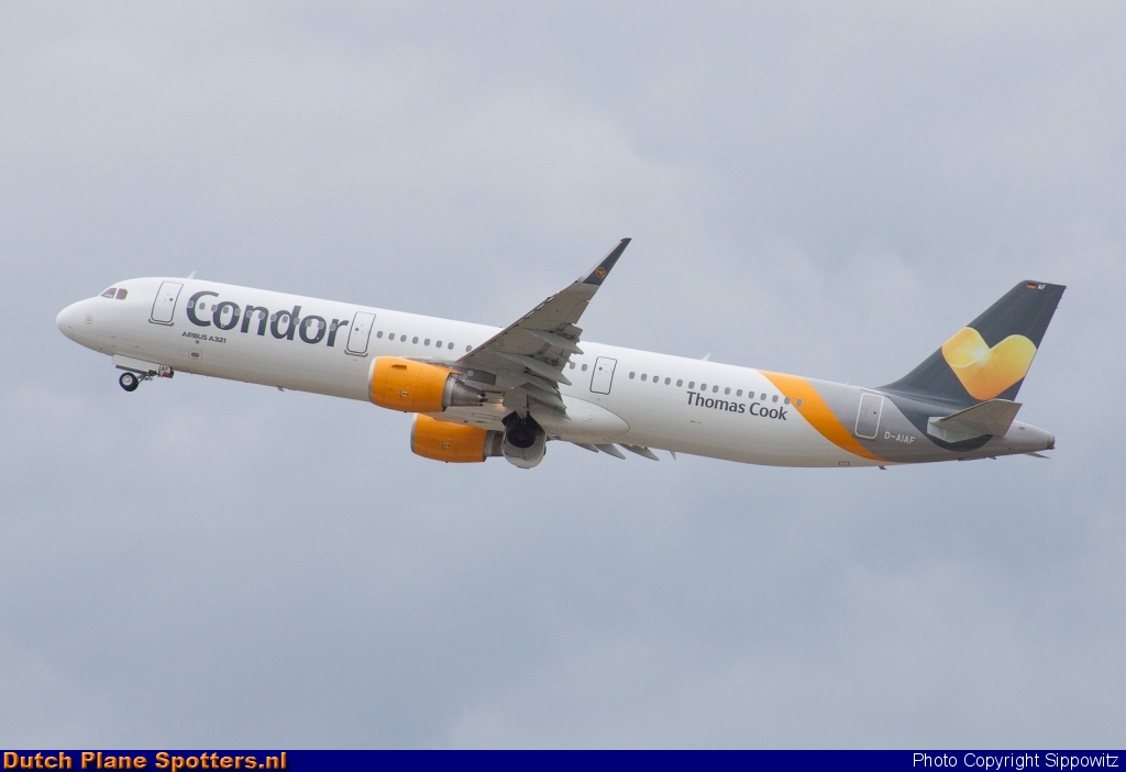 D-AIAF Airbus A321 Condor (Thomas Cook) by Sippowitz