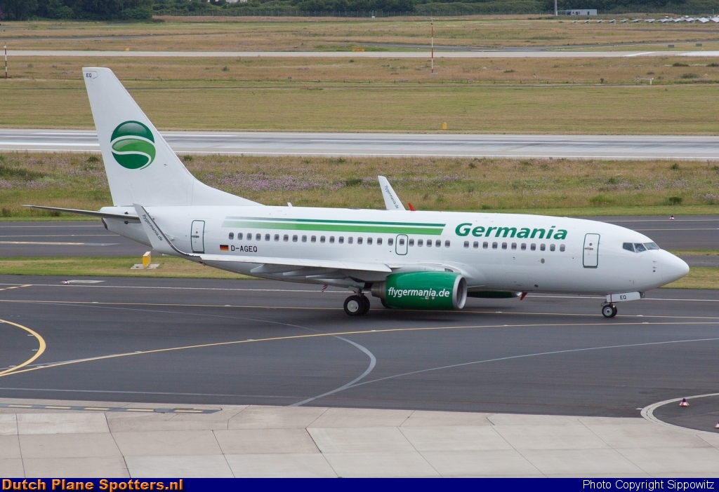 D-AGEQ Boeing 737-700 Germania by Sippowitz