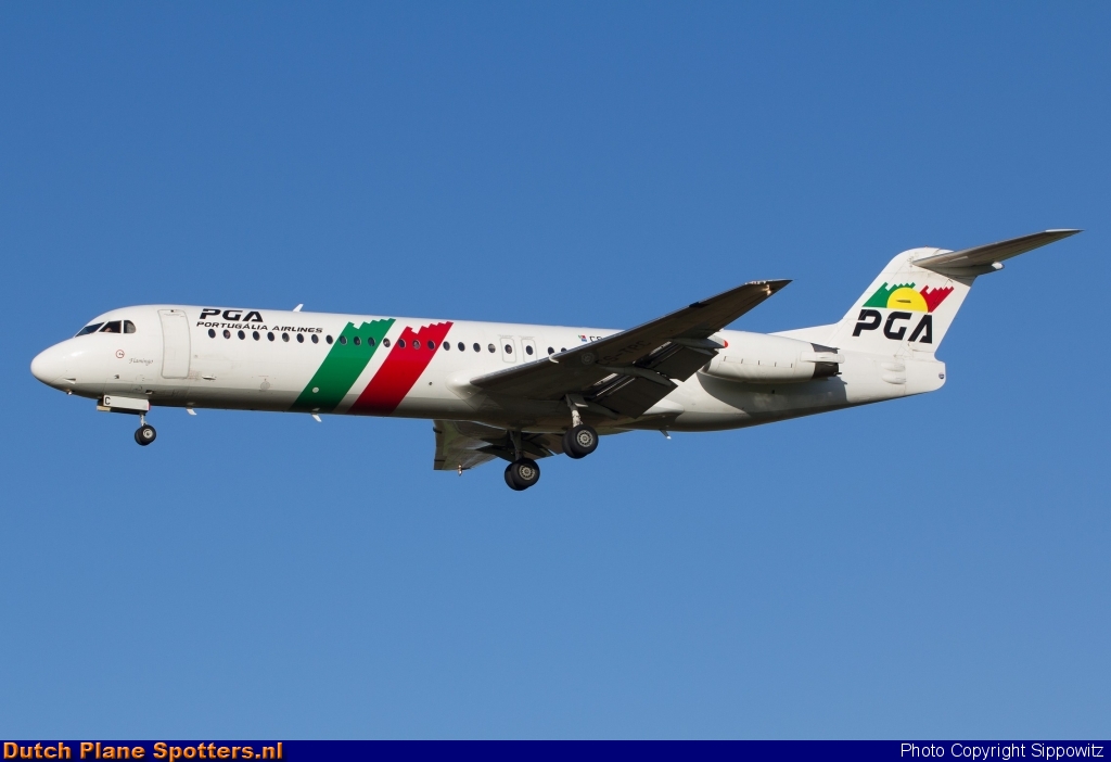 CS-TPC Fokker 100 PGA Portugalia Airlines by Sippowitz