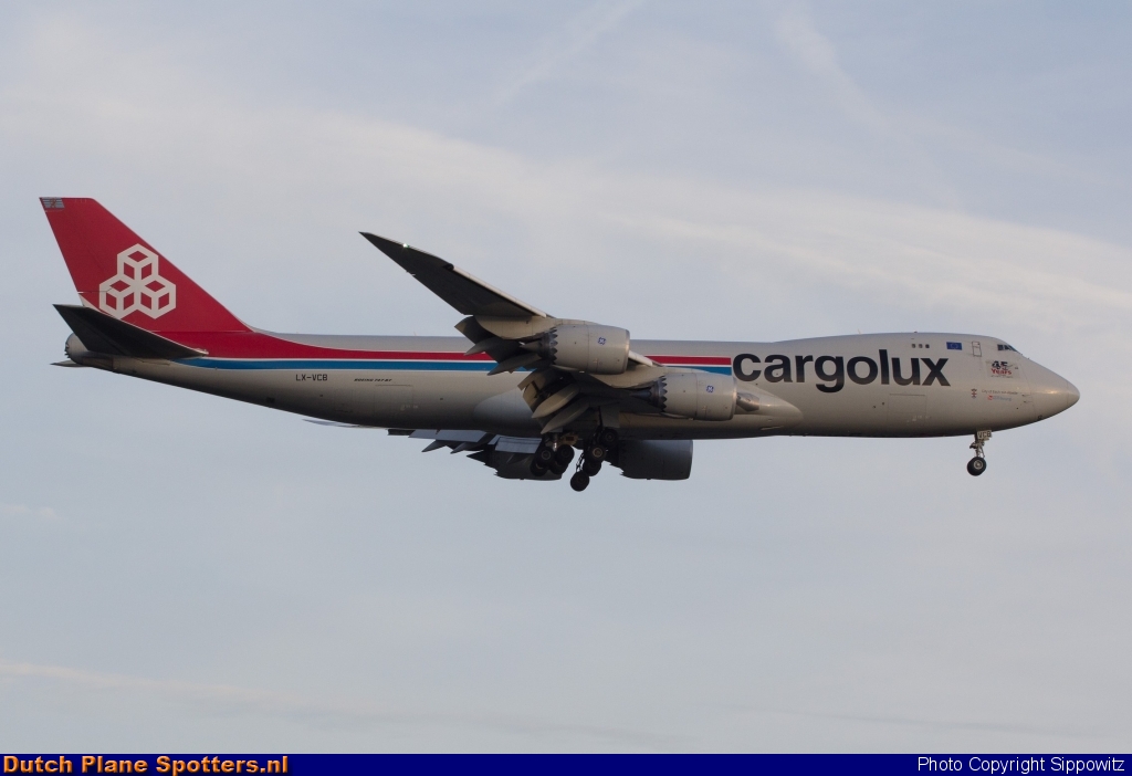 LX-VCB Boeing 747-8 Cargolux by Sippowitz