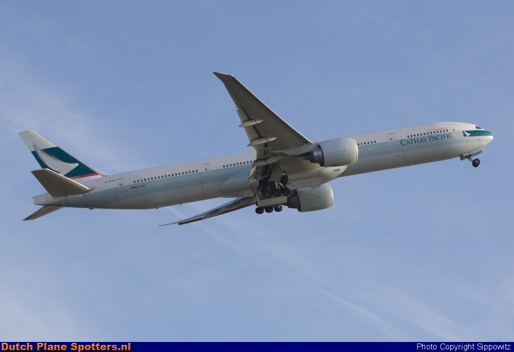 B-KQB Boeing 777-300 Cathay Pacific by Sippowitz