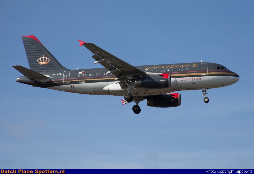 JY-AYL Airbus A319 Royal Jordanian Airlines by Sippowitz