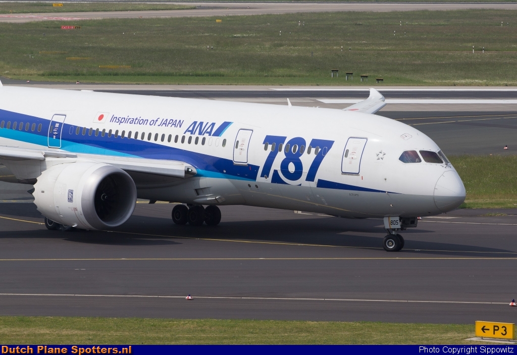 JA805A Boeing 787-8 Dreamliner All Nippon Airlines by Sippowitz