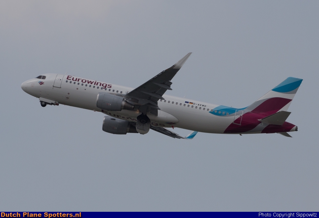 D-AEWD Airbus A320 Eurowings by Sippowitz