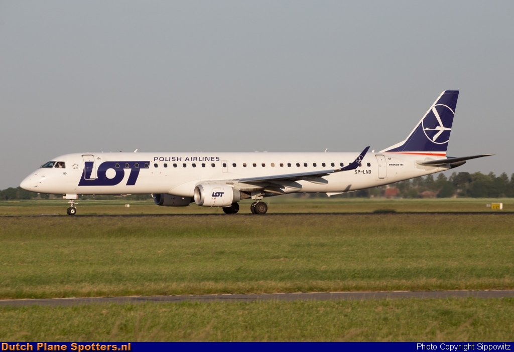 SP-LND Embraer 195 LOT Polish Airlines by Sippowitz