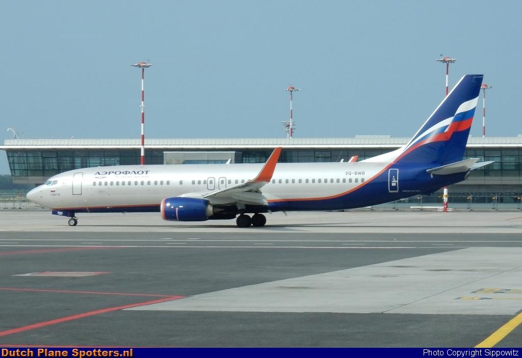 VQ-BWB Boeing 737-800 Aeroflot - Russian Airlines by Sippowitz
