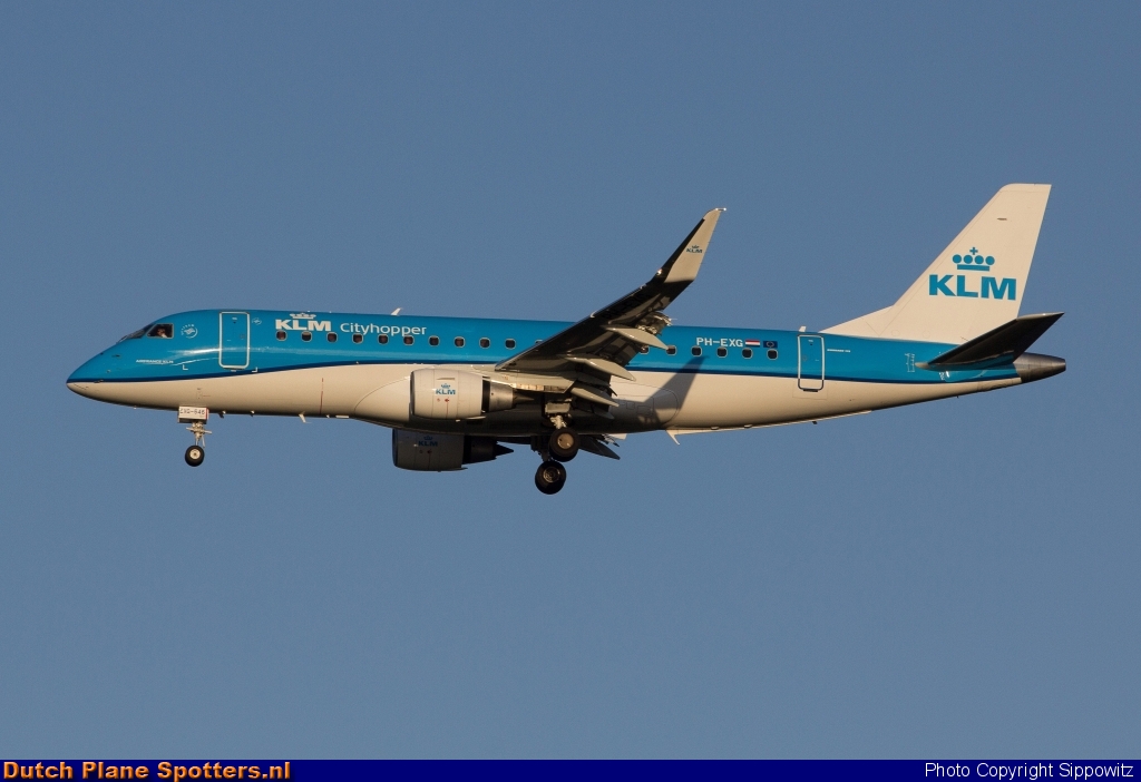 PH-EXG Embraer 175 KLM Cityhopper by Sippowitz