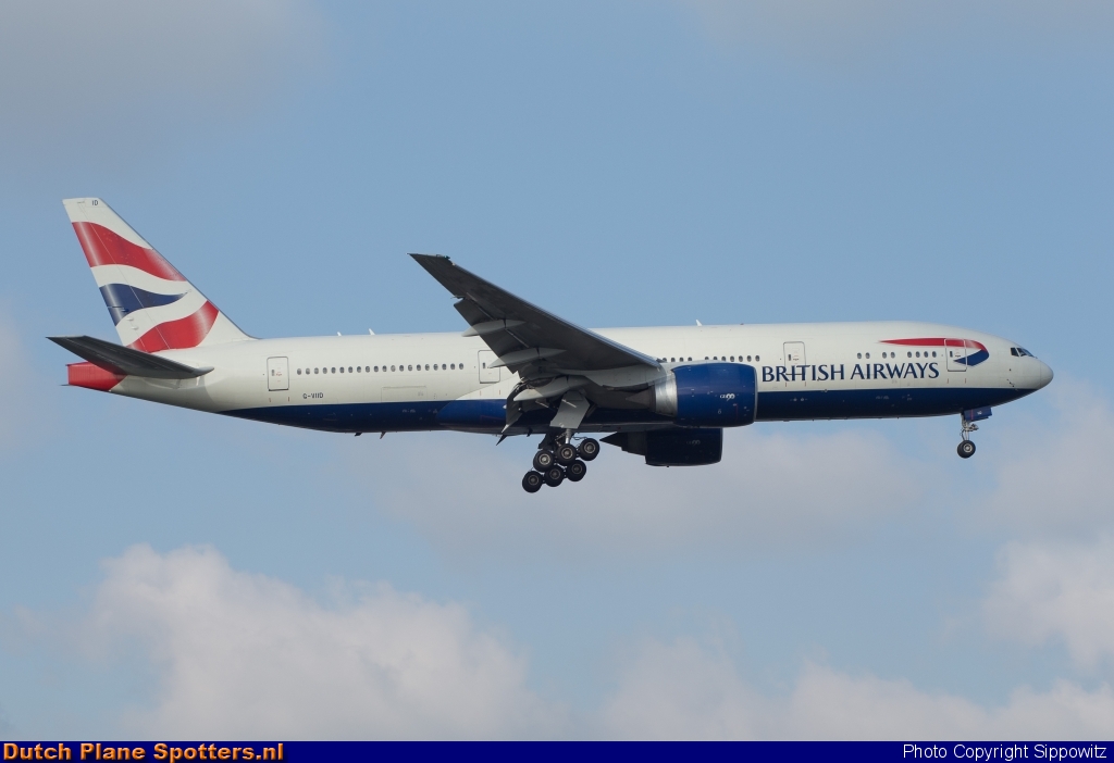 G-VIID Boeing 777-200 British Airways by Sippowitz