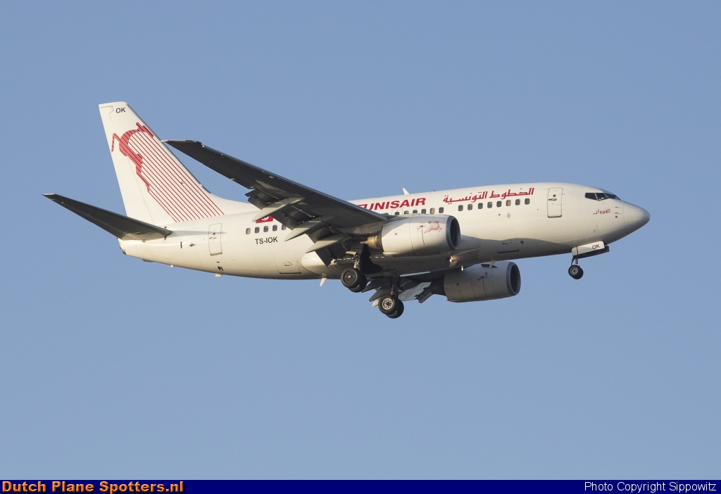 TS-IOK Boeing 737-600 Tunisair by Sippowitz