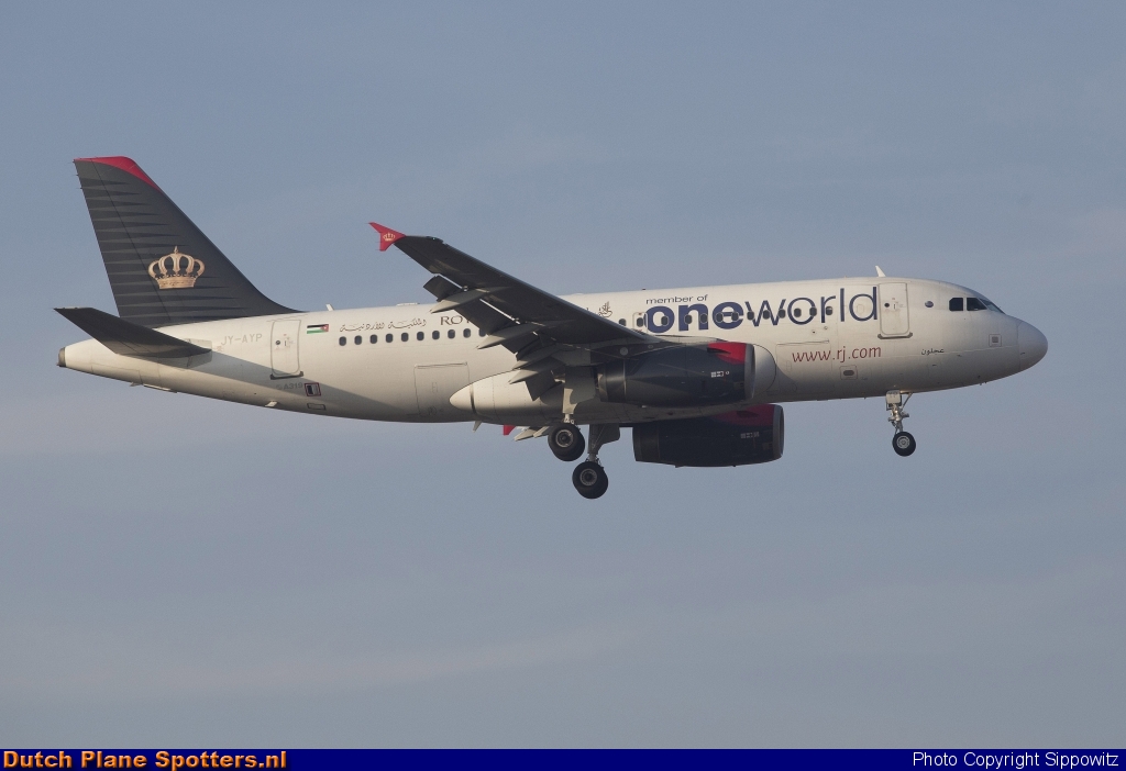 JY-AYP Airbus A319 Royal Jordanian Airlines by Sippowitz