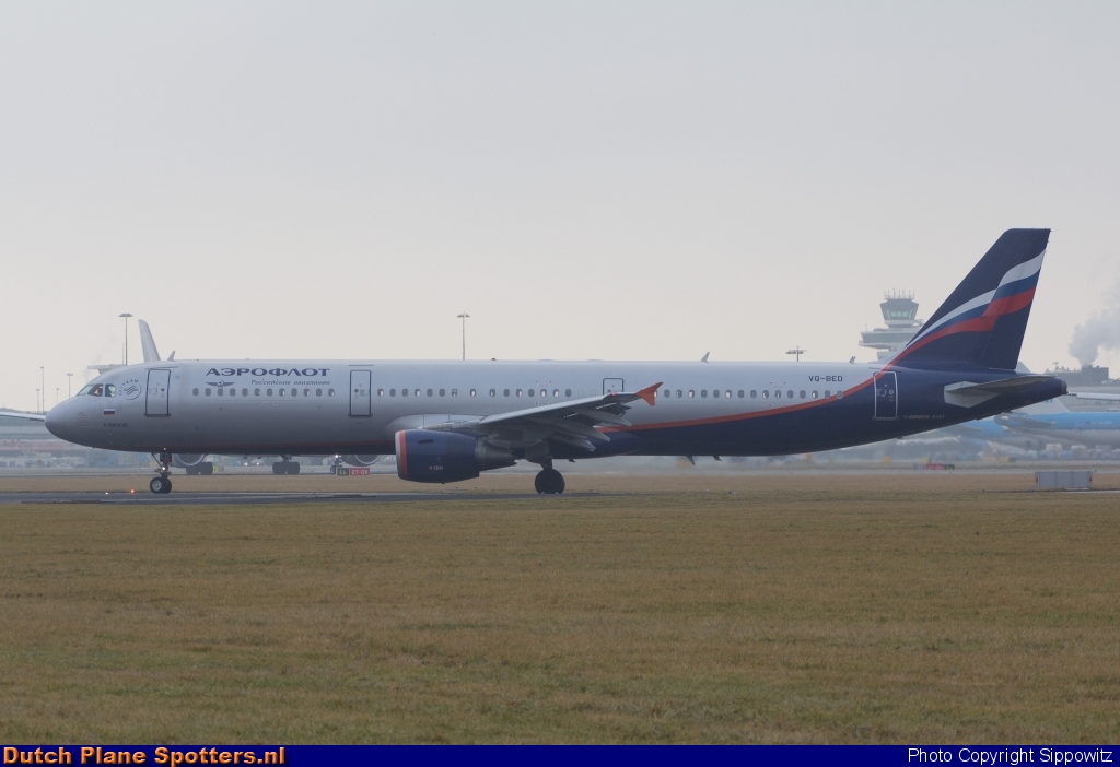 VQ-BED Airbus A321 Aeroflot - Russian Airlines by Sippowitz
