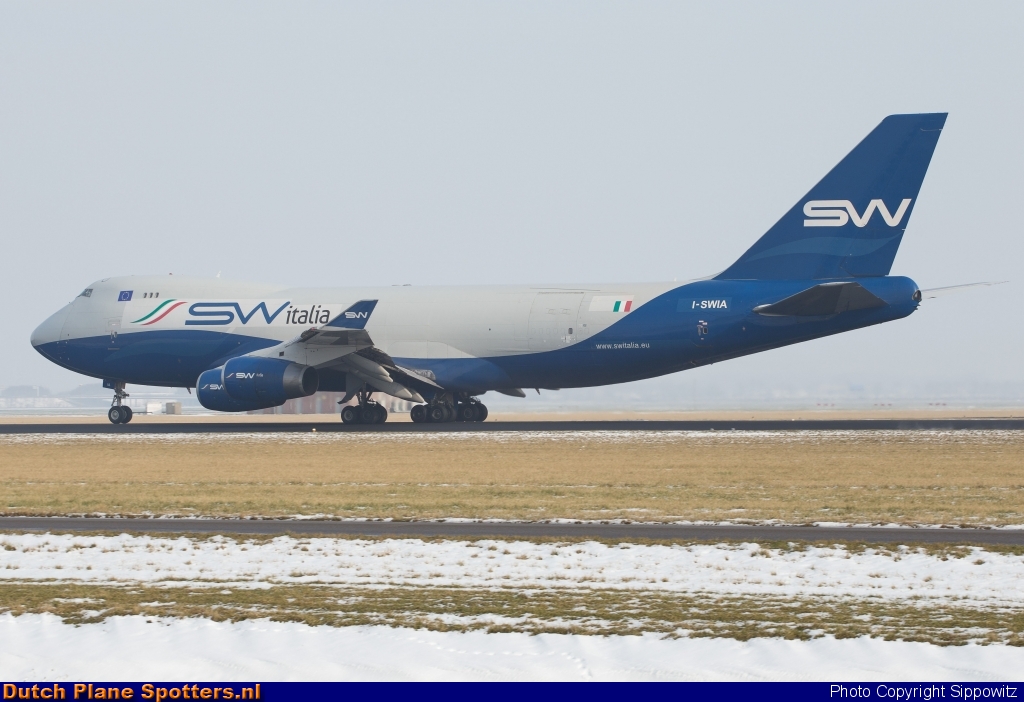 I-SWIA Boeing 747-400 Silk Way Italia Airlines by Sippowitz