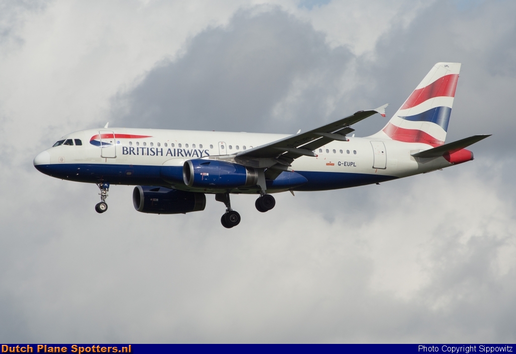 G-EUPL Airbus A319 British Airways by Sippowitz