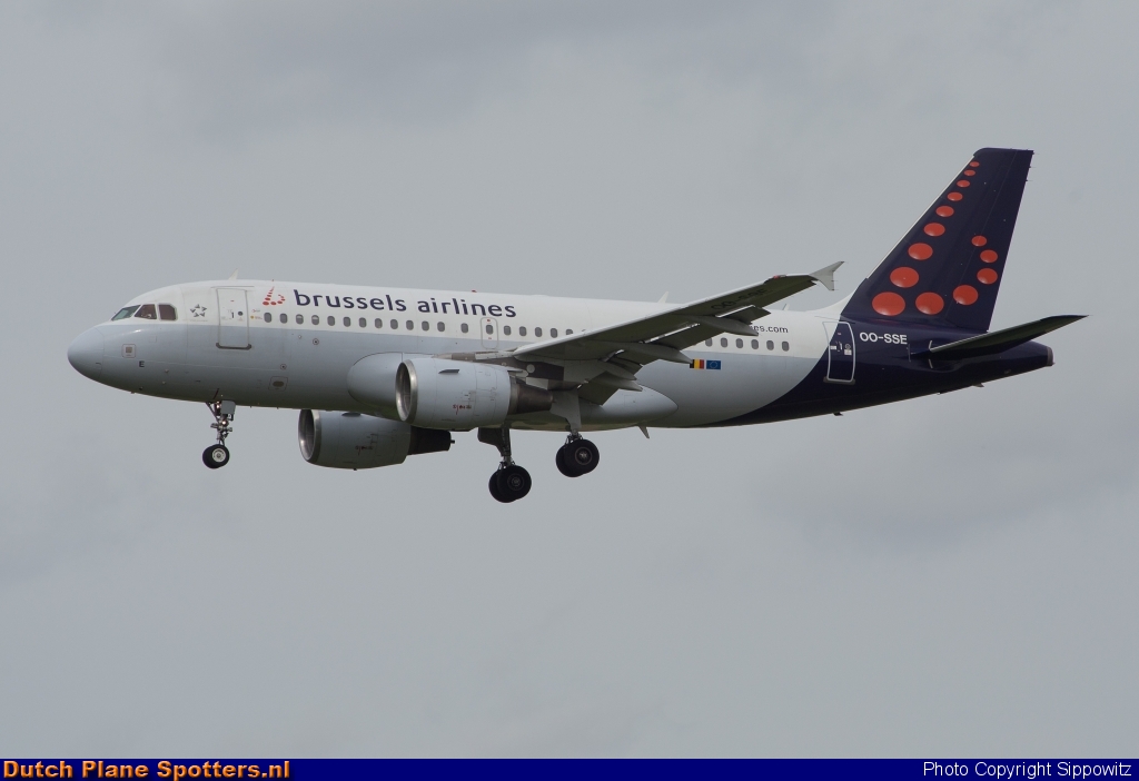 OO-SSE Airbus A319 Brussels Airlines by Sippowitz