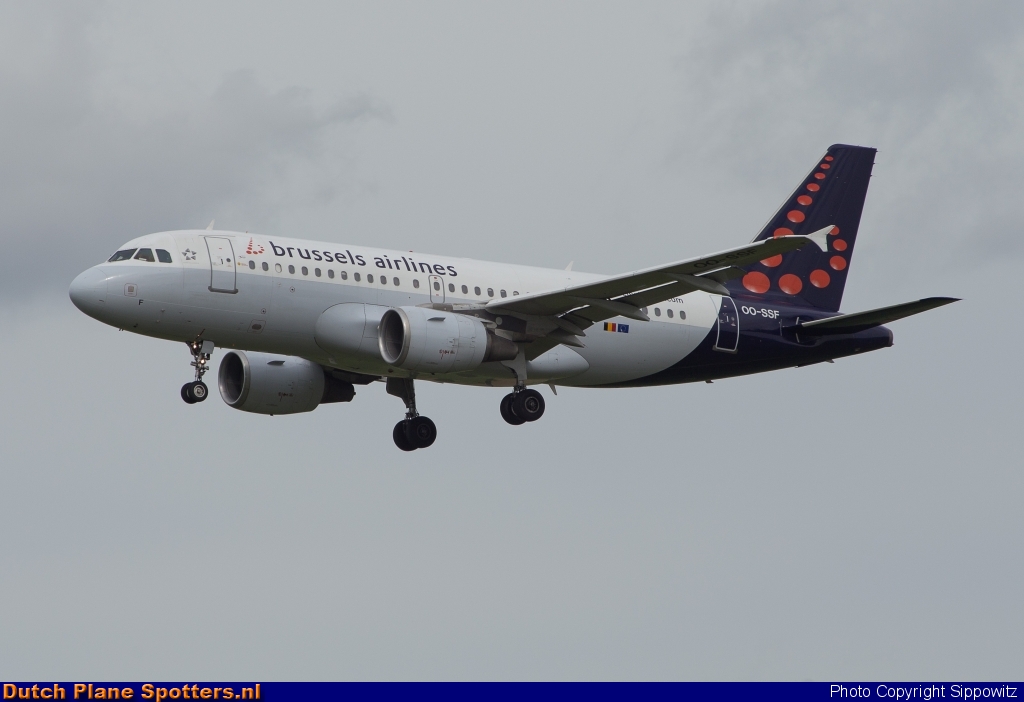 OO-SSF Airbus A319 Brussels Airlines by Sippowitz