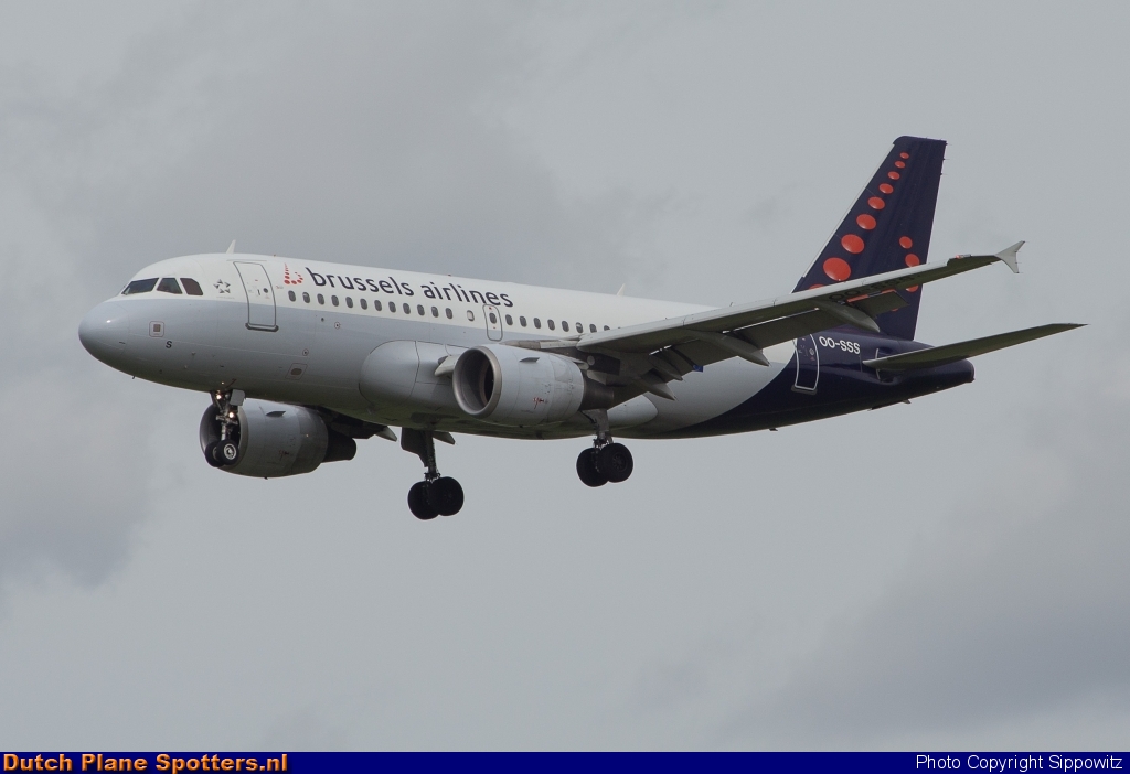 OO-SSS Airbus A319 Brussels Airlines by Sippowitz
