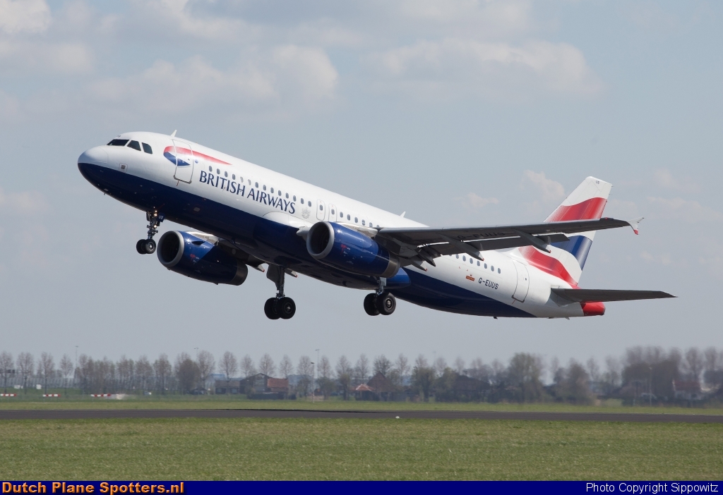G-EUUS Airbus A320 British Airways by Sippowitz