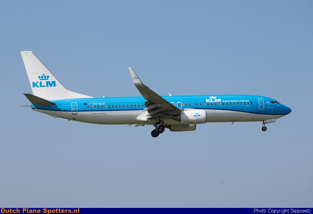 PH-BXD Boeing 737-800 KLM Royal Dutch Airlines by Sippowitz