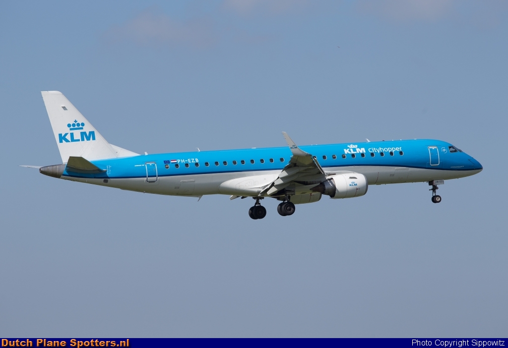 PH-EZB Embraer 190 KLM Cityhopper by Sippowitz
