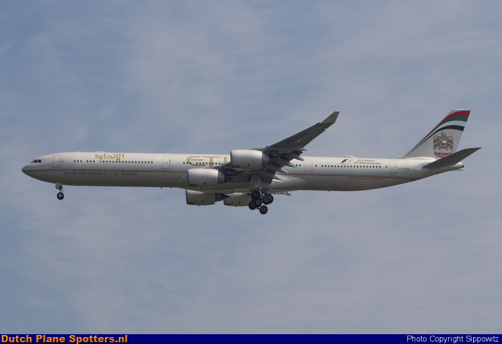 A6-EHH Airbus A340-600 Etihad by Sippowitz