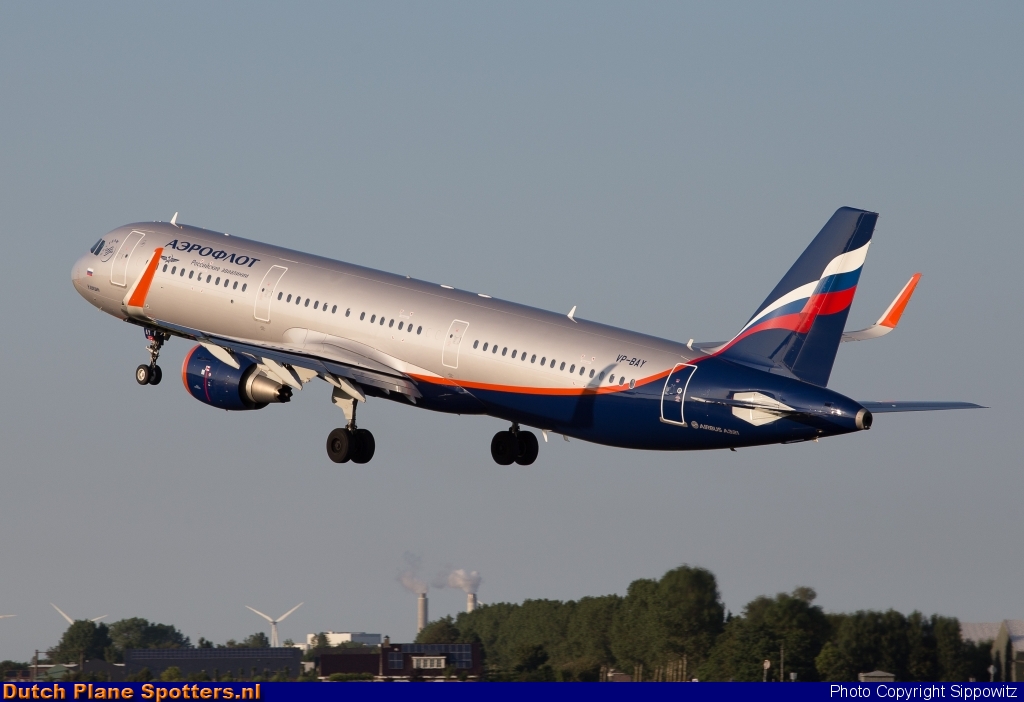 VP-BAY Airbus A321 Aeroflot - Russian Airlines by Sippowitz