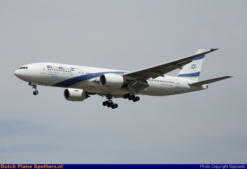 4X-ECB Boeing 777-200 El Al Israel Airlines by Sippowitz