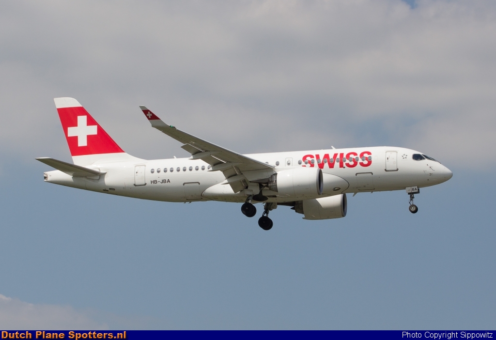 HB-JBA Airbus A220-100 Swiss International Air Lines by Sippowitz