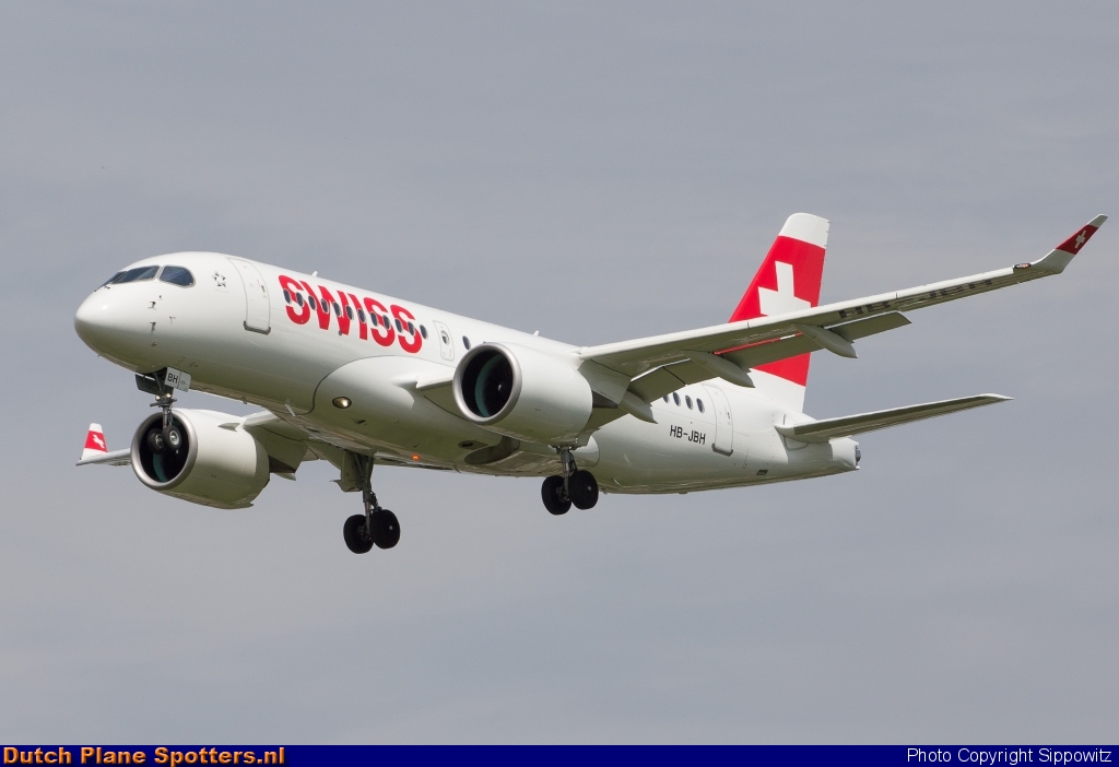 HB-JBH Airbus A220-100 Swiss International Air Lines by Sippowitz