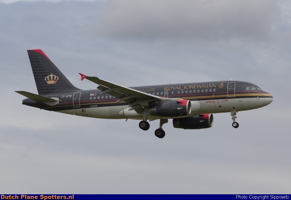 JY-AYM Airbus A319 Royal Jordanian Airlines by Sippowitz