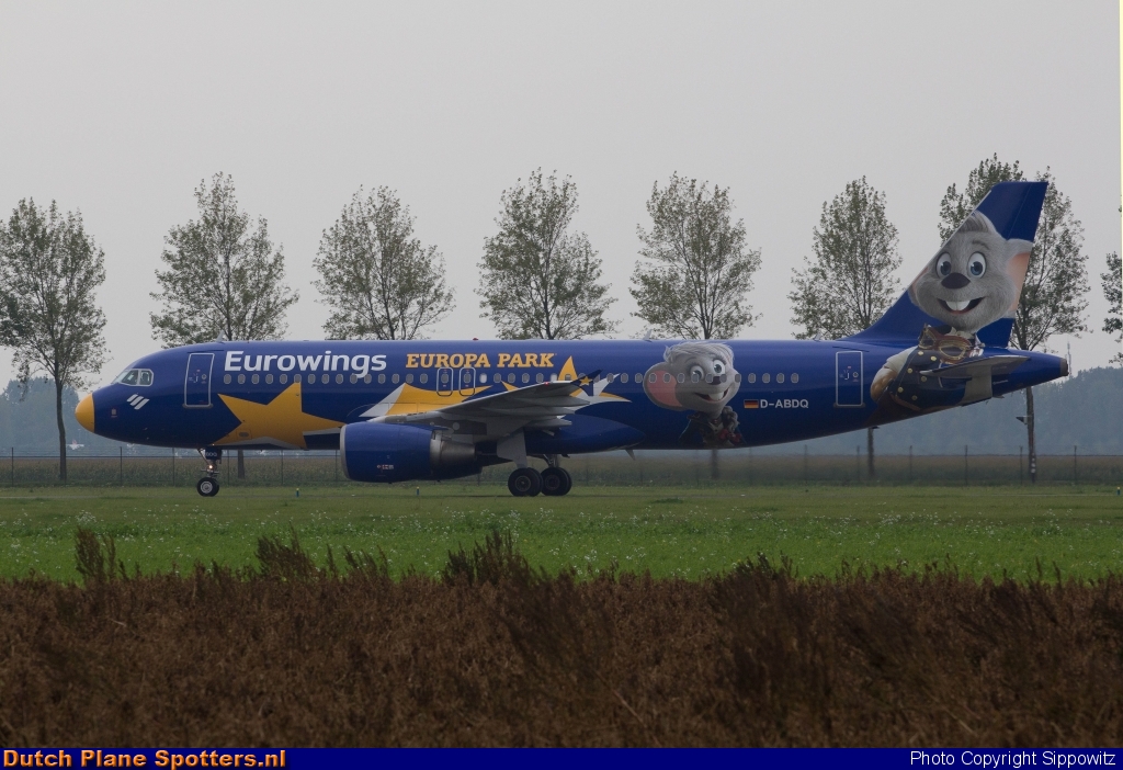 D-ABDQ Airbus A320 Eurowings by Sippowitz
