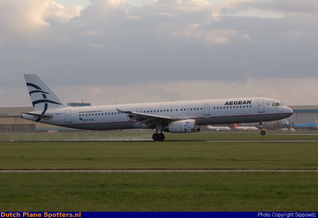 SX-DGQ Airbus A321 Aegean Airlines by Sippowitz