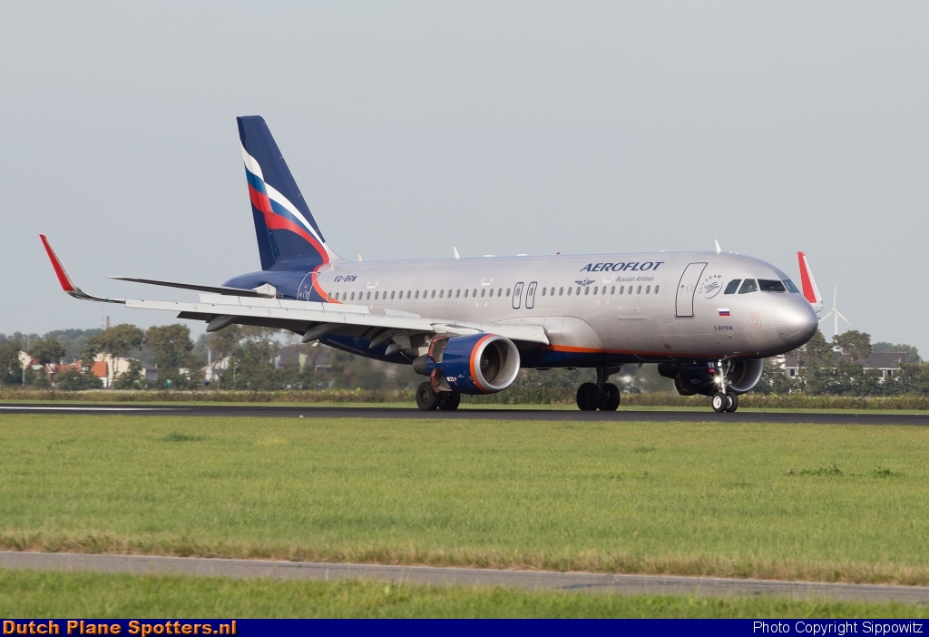 VQ-BRW Airbus A320 Aeroflot - Russian Airlines by Sippowitz