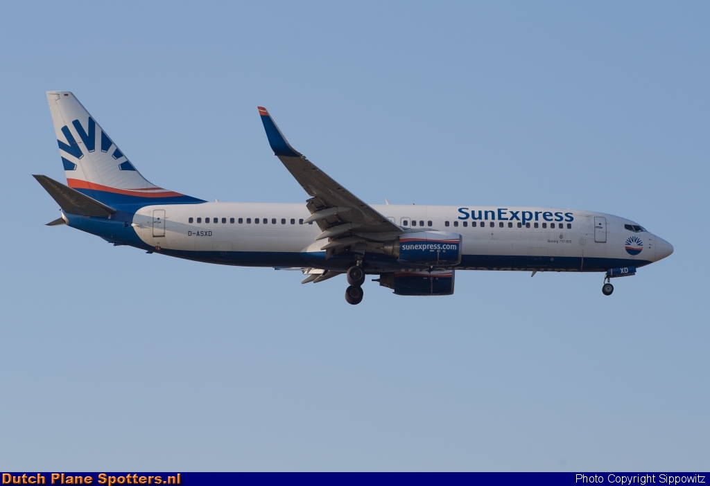D-ASXD Boeing 737-800 SunExpress Germany by Sippowitz