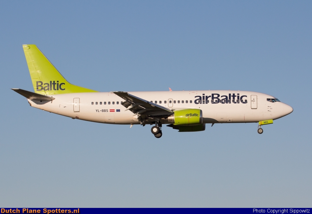 YL-BBS Boeing 737-300 Air Baltic by Sippowitz