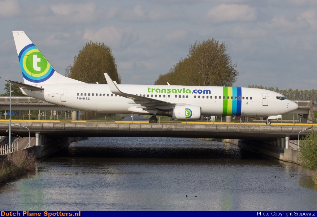 PH-HZD Boeing 737-800 Transavia by Sippowitz