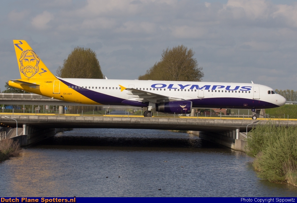 SX-ABY Airbus A321 Olympus Airways by Sippowitz