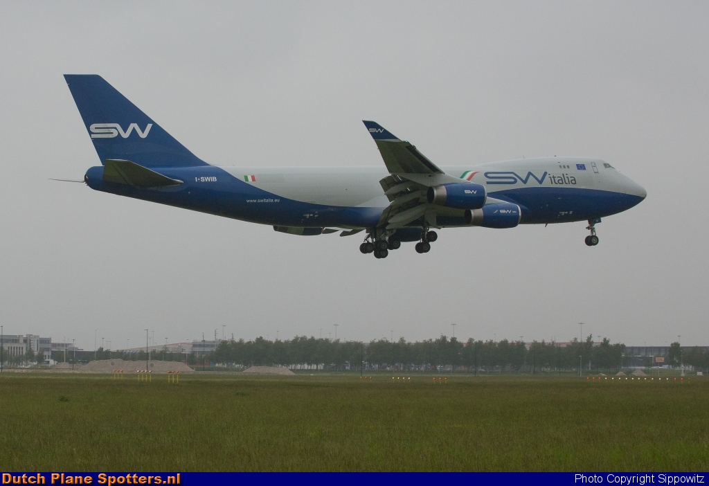 I-SWIB Boeing 747-400 Silk Way Italia Airlines by Sippowitz