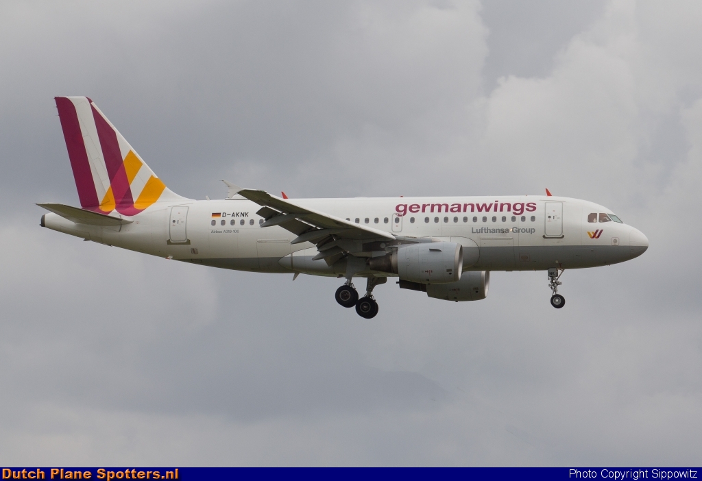 D-AKNK Airbus A319 Germanwings by Sippowitz