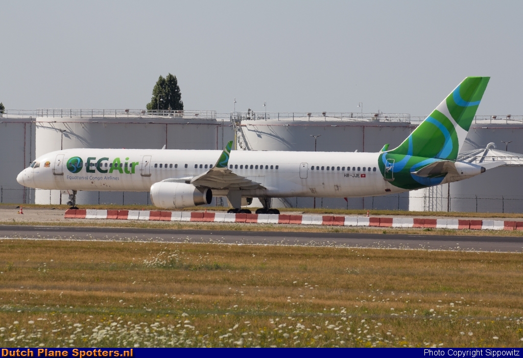 HB-JJE Boeing 757-200 PrivatAir (ECAir - Equatorial Congo Airlines) by Sippowitz