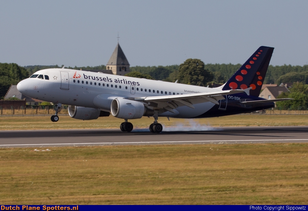 OO-SSK Airbus A319 Brussels Airlines by Sippowitz