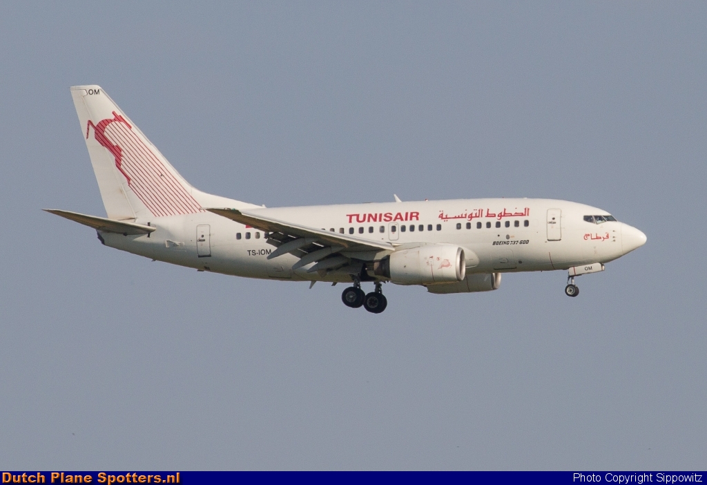 TS-IOM Boeing 737-600 Tunisair by Sippowitz