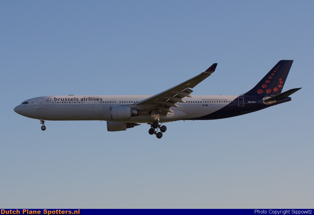 OO-SFO Airbus A330-300 Brussels Airlines by Sippowitz