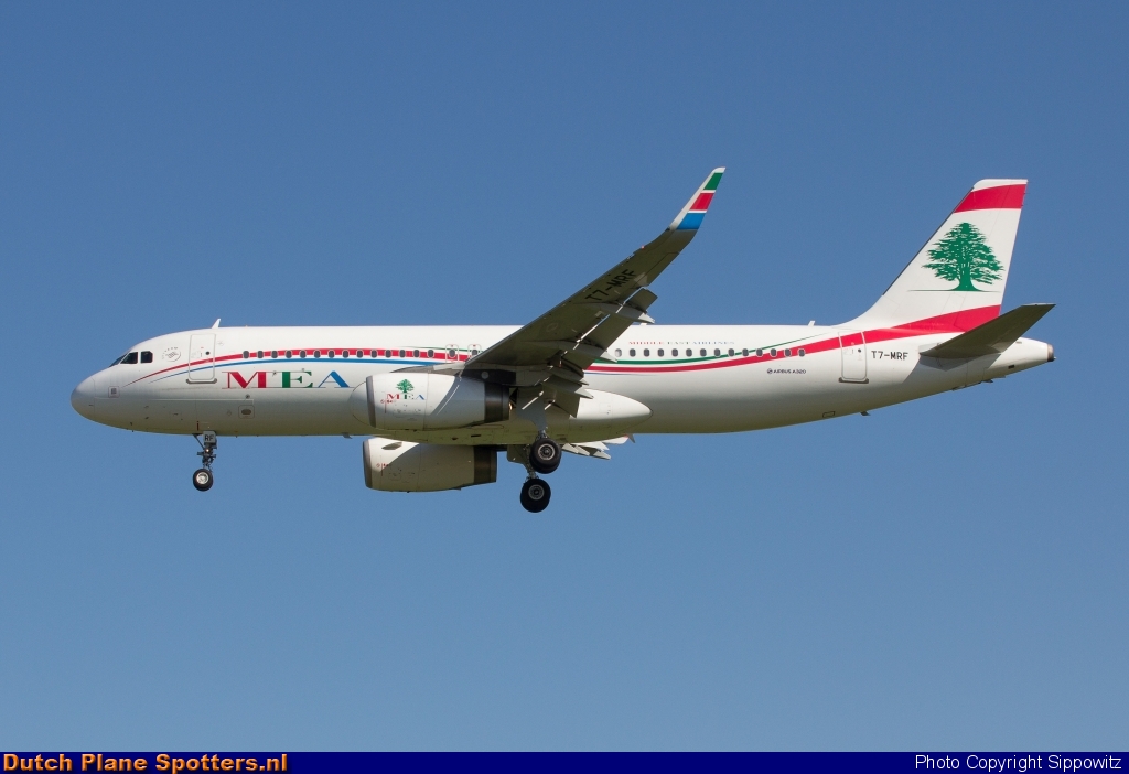 T7-MRF Airbus A320 Middle East Airlines (MEA) by Sippowitz