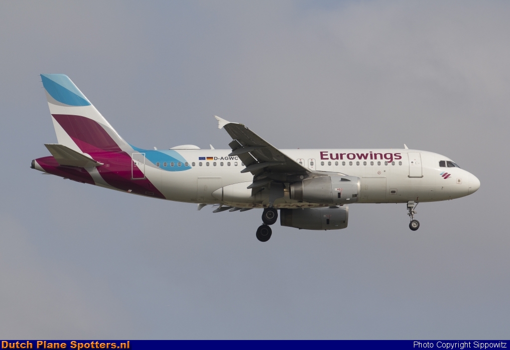 D-AGWC Airbus A319 Eurowings by Sippowitz