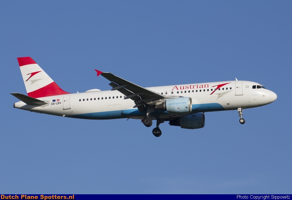 OE-LBV Airbus A320 Austrian Airlines by Sippowitz