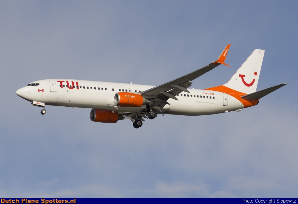 C-FLSW Boeing 737-800 Sunwing Airlines (TUI Airlines Netherlands) by Sippowitz