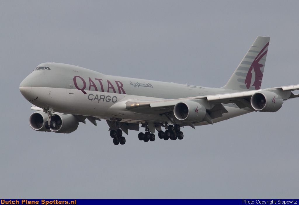 A7-BGA Boeing 747-8 Qatar Airways Cargo by Sippowitz
