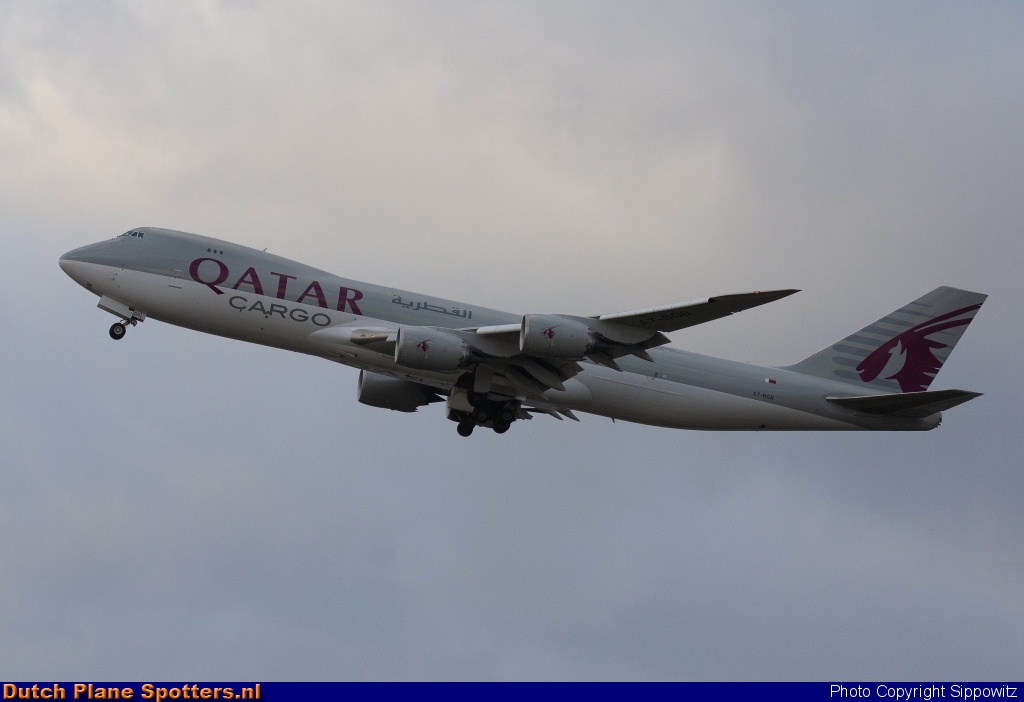 A7-BGB Boeing 747-8 Qatar Airways Cargo by Sippowitz