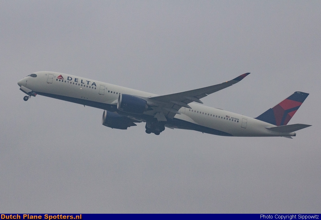 N511DN Airbus A350-900 Delta Airlines by Sippowitz